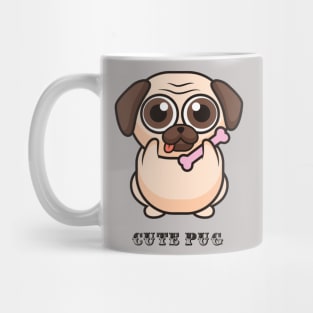 Cute pug face Mug